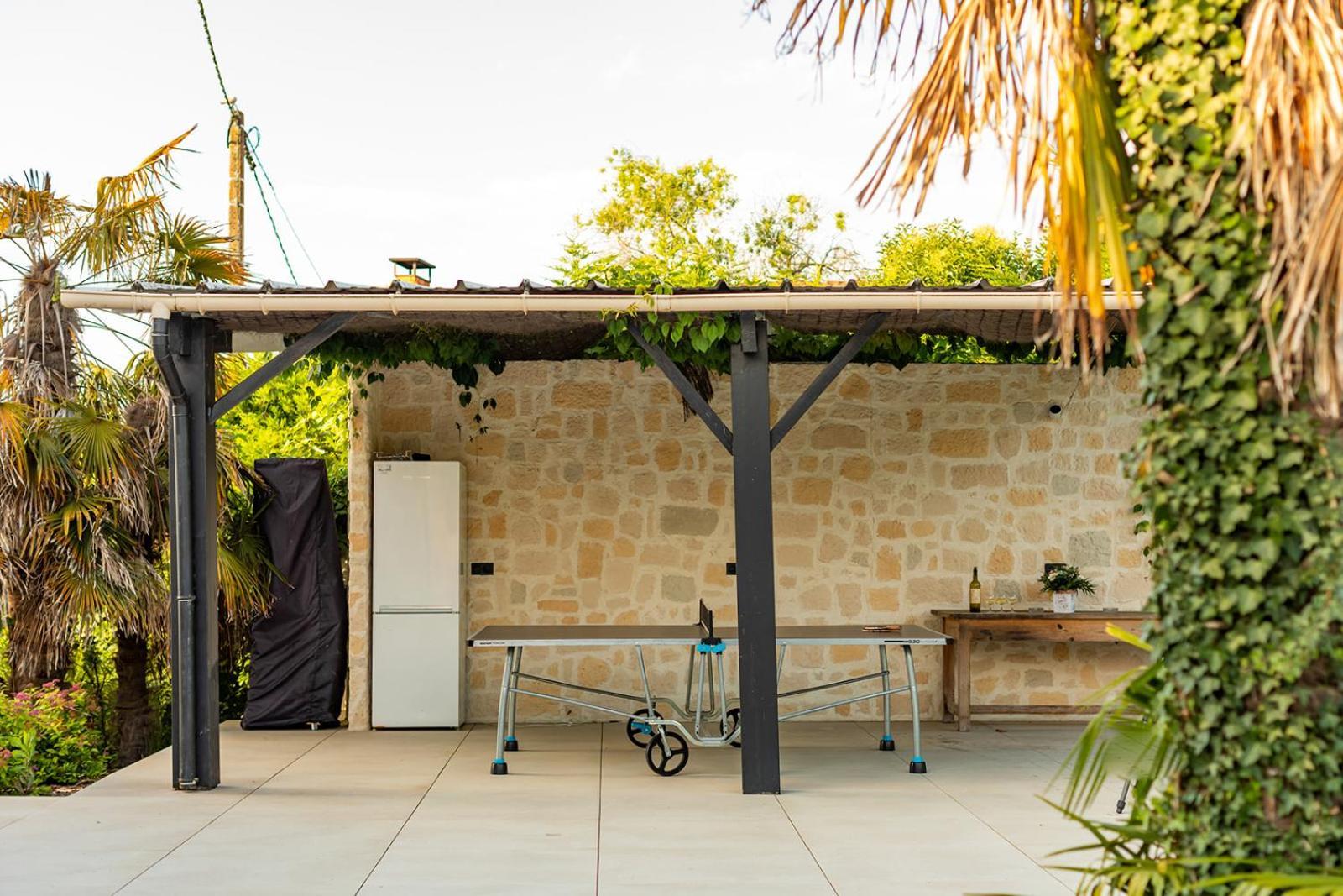 Villa Au Petit Bonheur Avec Clim - Hameau Au Calme - Piscine Chauffee - Petanque Moncrabeau Esterno foto